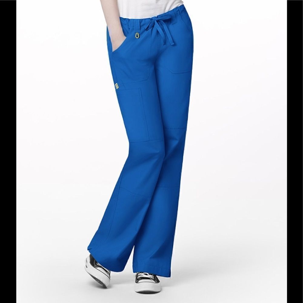 Wonder wink royal blue scrub pants sz 2X NWT